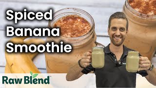 How to make a Spiced Banana Smoothie in a Vitamix Blender  Recipe Video [upl. by Uriia]