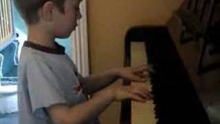 Mozarts piano sonata 11 played by 5 year old boy [upl. by Anson]