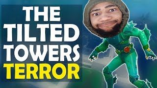 THE TILTED TOWERS TERROR  DAEQUAN GETS TROLLED  HIGH KILL FUNNY GAME Fortnite Battle Royale [upl. by Abigale]