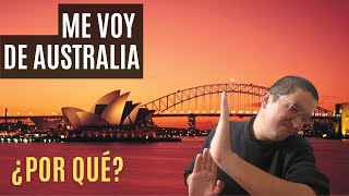 ¡Fin del sueño australiano Me devuelvo a Colombia [upl. by Penman]