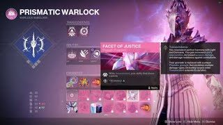 HOW TO GET NEW PRISMATIC FRAGMENT FACET OF JUSTICE  Destiny 2 Final Shape [upl. by Gilroy935]