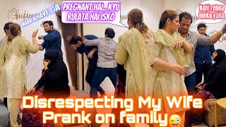 Disrespecting My Wife Extreme Prank On Family 😜  Bohot Maar Padi 😰  Sufiyan and Nida ❤️ [upl. by Eniaral]