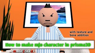 How to make mjo character in prisma3D  prisma3d  black youtuber [upl. by Keese]