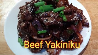 BEEF YAKINIKU RECIPE [upl. by Tudela689]