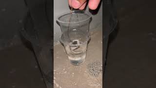 Fire coil in water disposal glass mind blowing 🤯 result experiment simplescience fire trending [upl. by Eilerua]