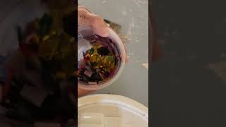 Glass chopping asmr lets make some glass tones asmr asmrsound fusedglass fusedglassart [upl. by Mirella461]