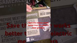 25 gamekeeper meat grinder ￼￼ on steroids How to use the gamekeeper meat grinder efficiently [upl. by Perceval]