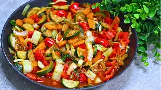 Gesundes Abendessen in 10 Min Probieren Sie unsere köstliche Pak Choi Zucchini Gemüse Pfanne vegan [upl. by Lange]