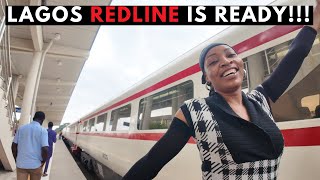 The Lagos Redline Train is Ready \ I took a Test Ride [upl. by Horodko]