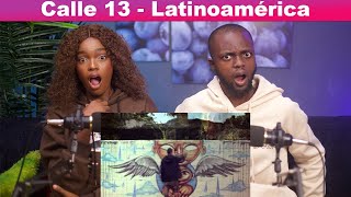 OUR FIRST TIME HEARING Calle 13  Latinoamérica REACTION😱 [upl. by Endo623]