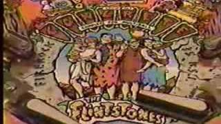 WILLIAMS FLINTSTONES PINBALL PROMOTIONAL VIDEO [upl. by Nauqas]