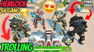 Mech Arena Hemlock Gang 5x 😍🔥  Funny Video  Mech Arena [upl. by Laitselec]