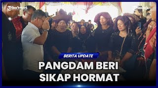 PANGDAM BERI SIKAP HORMAT DI SAMPING JENAZAH WARGA [upl. by Karolina127]