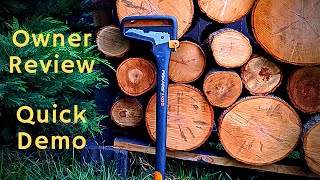 Fiskars Hookaroon  28 Inch XA22  Review and Quick Demo [upl. by Constantine]