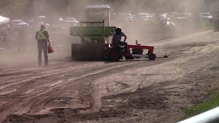 Witness the insane wipeout Modified 950lb tractor pull Shelburne [upl. by Eednas]