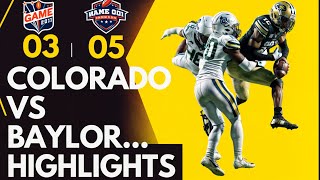 Colorado Buffaloes vs Baylor Bears  Full Game Highlights  ESPN College Football [upl. by Maximilian]