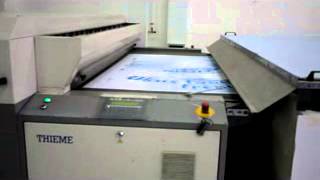 Thieme 5060 screen printing line [upl. by Chevalier552]