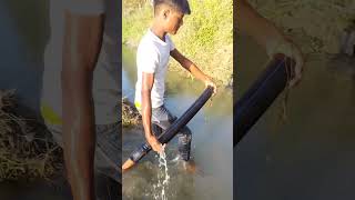 Amazing pipe fishing in river [upl. by Trebleda]