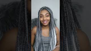 3 PENTEADO COM BOX BRAIDS shorts [upl. by Iarised]