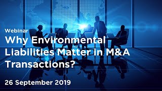 Khaitan amp Co Webinar  Why Environmental Liabilities Matter in MampA Transactions September 2019 [upl. by Oiluarb424]