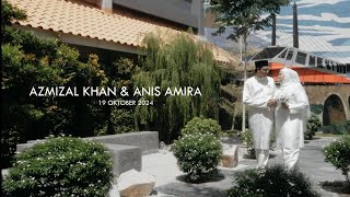 AZMIZAL KHAN amp ANIS AMIRA  SOLEMNIZATION  RECEPTION  MALAY WEDDING [upl. by Dearman]