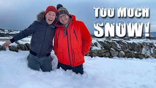 CRAZY Snowfall Buries Our Croft under a FOOT of Snow Ep 270 [upl. by Naugan429]