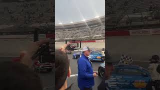 Denny Hamlin Wins Bristol Drives to Victory Lane nascar bristol dennyhamlin racing racecars [upl. by Ydaj672]