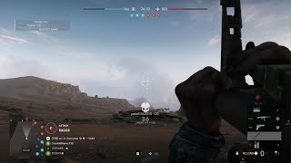 Battlefield V   Oblivious tank reminded it’s not out of range [upl. by Annawoj]