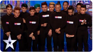 El Gamma Penumbra Earn Golden Buzzer From Anggun  Asia’s Got Talent Episode 4 [upl. by Jos]