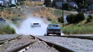 Car chase scene from The Streets of San Francisco with Leslie Nielsen [upl. by Ahsiuqal108]