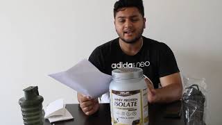 RIPPED UP NUTRITION  WHEY ISOLATE REVIEW  LAB REPORT  DARE2LALA [upl. by Suter]