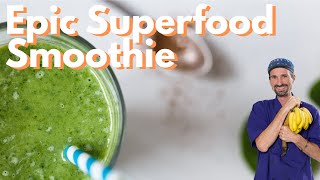 Raw Vegan Hemp Milk Superfood Smoothie [upl. by Worl]