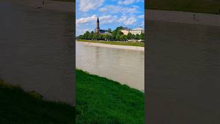 Salzburg Salzach River panorama [upl. by Adnawak798]