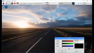Raspberry PiPython to control RGB LED with tkinter colorchoosertkColorChooser [upl. by Rma709]