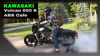 burnout kawasaki vulcan s cafe [upl. by Bettina249]