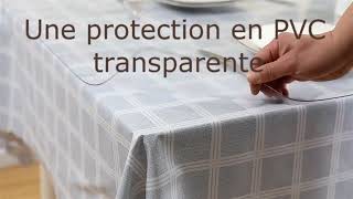 Nappe transparente PVC [upl. by Yelssew323]