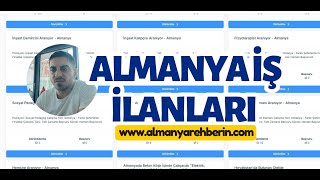 🌐 Almanya ve Yurtdışı İş İlanları 💼 [upl. by Ahtabbat]