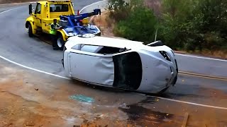 FUNNIEST Car Towing FAILS [upl. by Eldnek]