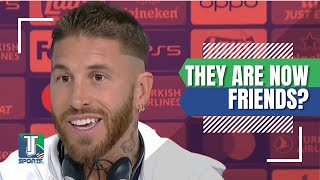 Sergio Ramos REVEALS his RELATIONSHIP with Lionel Messi at PSG after their LONG RIVALRY [upl. by Raynold]