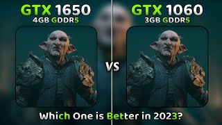 GTX 1650 vs GTX 1060 3GB  2023  Test in Latest Games🔥 [upl. by Ecnarret194]