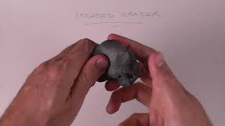 kneaded eraser  how to use [upl. by Nlocnil]