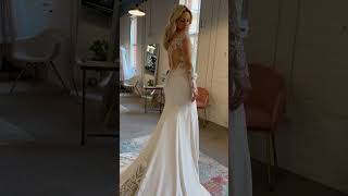 Fitted Wedding Dresses  Cocomelody Wedding Dresses CW2302 [upl. by Benedick]