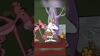 The pink panthers keep switching to other people’s flowers cartoon shorts panther [upl. by Kask]