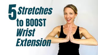 Top 5 Wrist Stretches to BOOST your Wrist Extension [upl. by Concepcion]