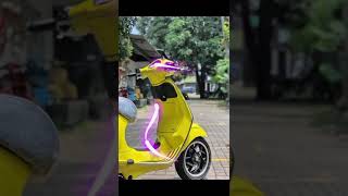 vespa sprint 150 iget abs new color yellow automobile shortvideo vespasprint [upl. by Izak448]