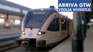 Arriva Limburg GTW nog in Veolia Huisstijl  Stoptrein S1 Nijmegen  Roermond [upl. by Enovahs805]