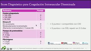 INTERNATIONAL HEMATOLOGY WEEK  COAGULACIÓN INTRAVASCULAR DISEMINADA [upl. by Aicirtel845]