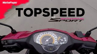 SKYDRIVE SPORT Top speed aka NEX 2  Murang motorcycle accessories [upl. by Myriam715]