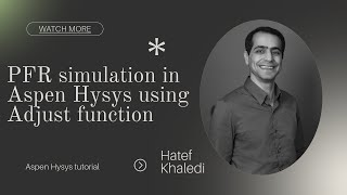 PFR plug flow reactor simulation in Aspen Hysys using Adjust function [upl. by Adlig]