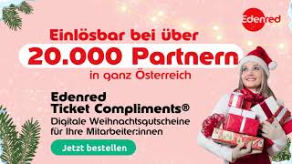 Edenred Ticket Compliments® als Weihnachtsgeschenk für Ihre Mitarbeiterinnen [upl. by Greeley312]